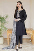 AS-01 Luxury Embroidered Dhanak Stuff 3Pec Suit With Digital Printed Woolen Shawl.