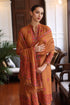 BR-665 Luxury Embroidered Dhanak Stuff 3Pec Suit With Fully Embroidered Dhanak Shawl.