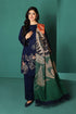 NS-195 Luxury Embroidered Dhannak Stuff 3Pec Suit And Digital Printed Woolen Shawl