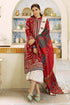 ZS-55-B Luxury Embroidered Dhanak Stuff 3Pec Suit With Digital Printed Wool Shawl