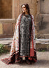 HR-720 Luxury Embroidered Dhanak Stuff 3Pec Suit With Digital Printed Woolen Shawl.